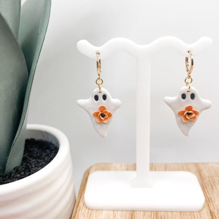 Floral Ghost earrings