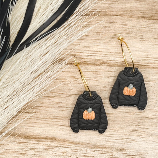 Pumpkin Sweater earrings