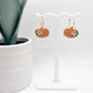 Floral Pumpkin Earrings