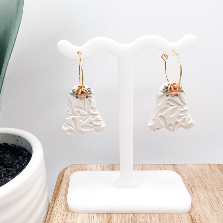 Floral Ghost earrings