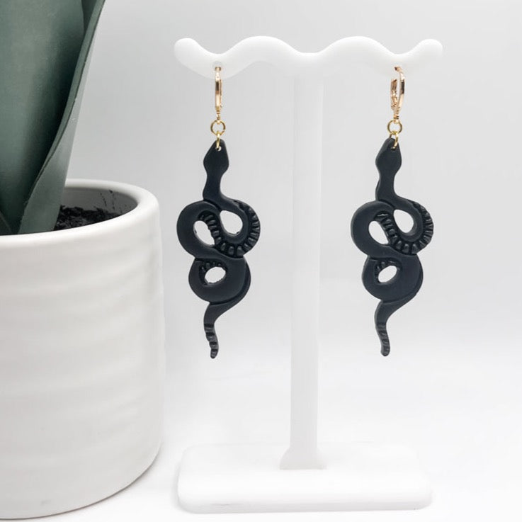 Snake earrings