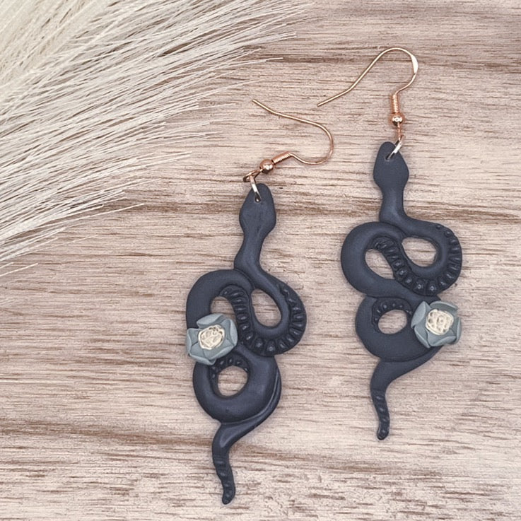 Snake earrings