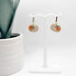 Floral Pumpkin Earrings