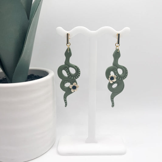 Snake earrings