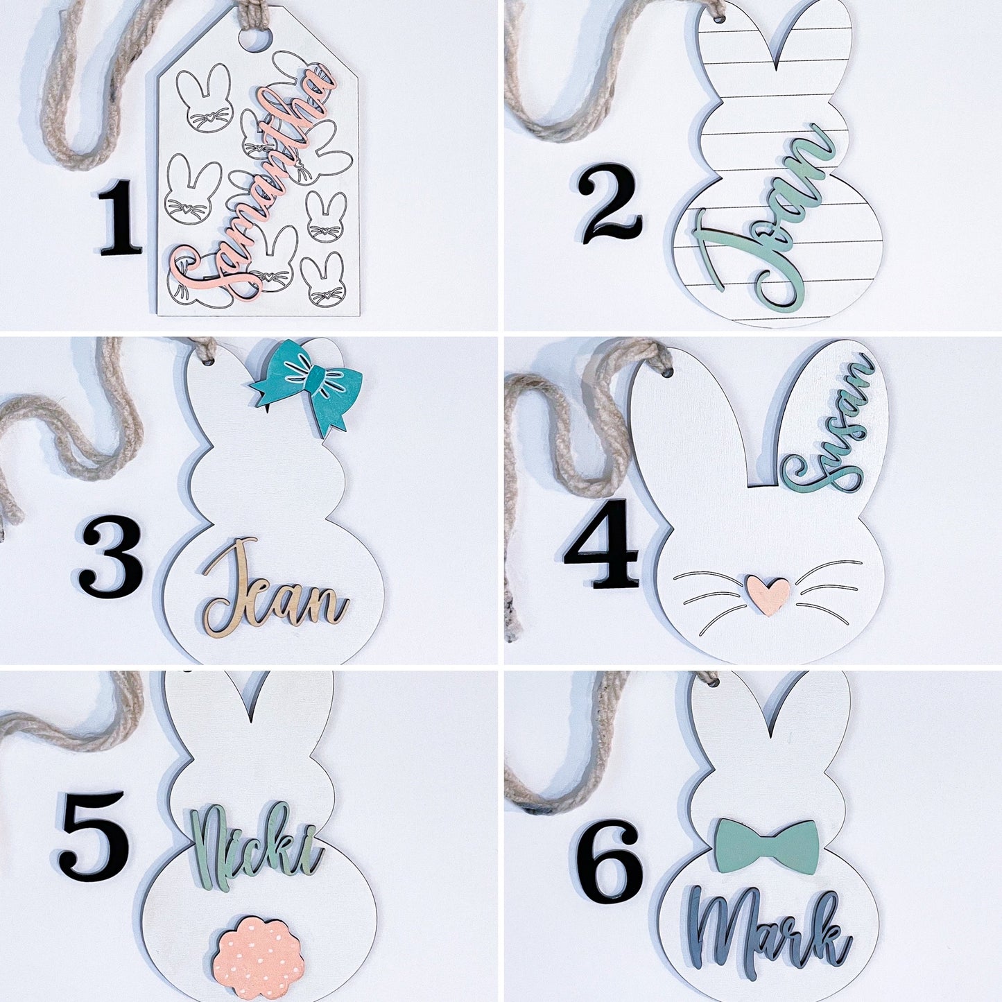 Custom Easter Basket Tags