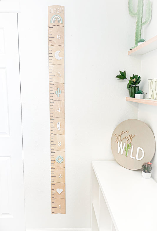 Rainbows all around Growth chart