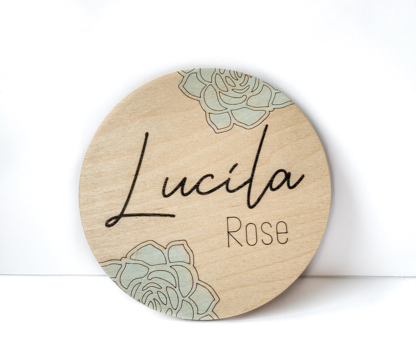 Succulent Name Sign