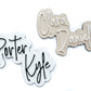 Modern Offset Name sign