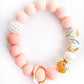 Silicone Wristlet Keychain with engraved disc.